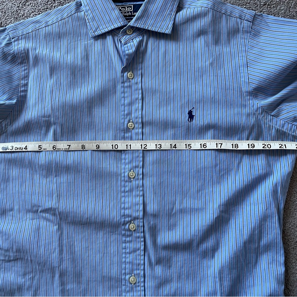 Polo by Ralph Lauren Blue Striped Men's Shirt - Picture 6 of 8